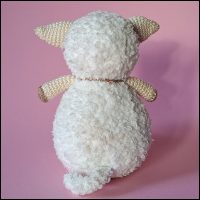 Product afbeelding Samuel achterkant Samuel the sheep pattern