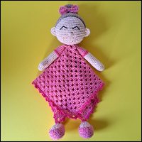 Product afbeelding Baby lovey meisje Baby amigurumi & lovey pattern set