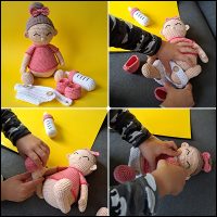 Product afbeelding Baby meisje Benjamin Baby amigurumi pattern