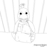 Luier kleurplaat site Barry with diaper