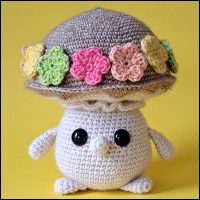 Product afbeelding Pip voorkant Pip and Puk the mushrooms pattern
