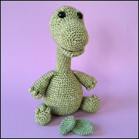 Product afbeelding Boris mini voorkant Boris the brachiosaurus mini pattern