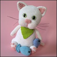 Product afbeelding kat schuin Cat pattern