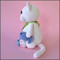 Product afbeelding kat zijkant Cat pattern