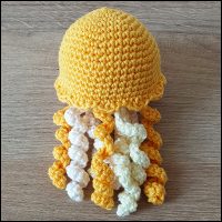 Product afbeelding kwalletje voorkant Jellyfish pattern