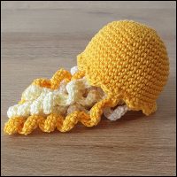 Product afbeelding kwalletje zijkant Jellyfish pattern