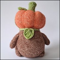 Product afbeelding Poepoe de pompoen achterkant 2 Poepoe the pumpkin pattern