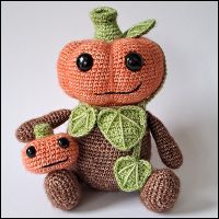 Product afbeelding poepoe de pompoen voorkant Poepoe the pumpkin pattern