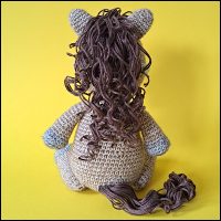 Product afbeelding paard bruin achterkant Horse pattern
