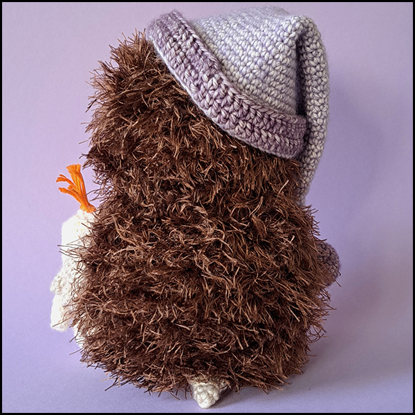 Product afbeelding Harley de egel achterkant Harley the hedgehog pattern