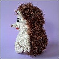 Product afbeelding Harley de egel zijkant zonder kaars Harley the hedgehog pattern