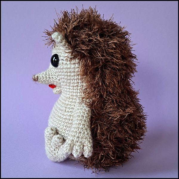 Product afbeelding Harley de egel zijkant zonder kaars Harley the hedgehog pattern