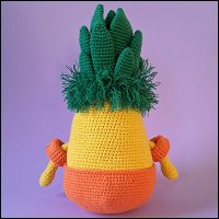 Product afbeelding Ananas achterkant Pineapple pattern