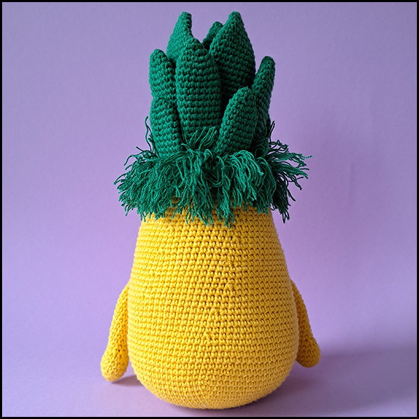 Product afbeelding Ananas bloot achterkant Pineapple pattern