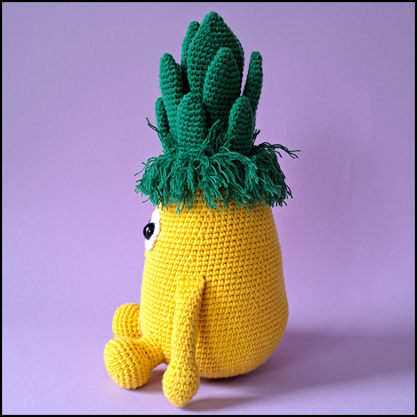 Product afbeelding Ananas bloot zijkant Pineapple pattern