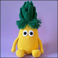 Product afbeelding Ananas voorkant bloot Pineapple pattern