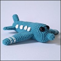 Product afbeelding vliegtuig voorkant Airplane pattern