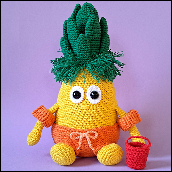 Product afbeelding Ananas voorkant Pineapple pattern