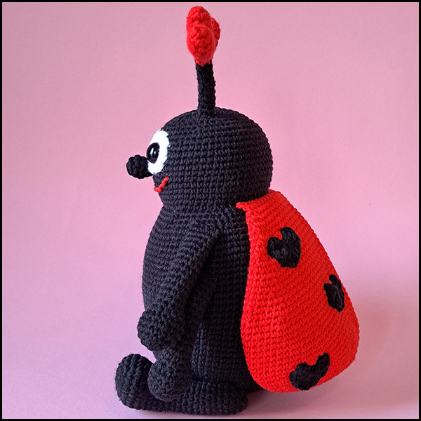 Product afbeelding lieveheersbeestje zijkant Lovebug pattern