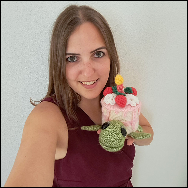 About me afbeelding Birthday turtle pattern