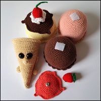 Product afbeelding ijsje los 2 Mix & match ice cream pattern