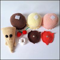 Product afbeelding ijsje los Mix & match ice cream pattern