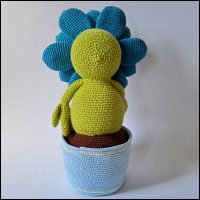 Product afbeelding Fleur de bloem achterkant Fleur the flower pattern