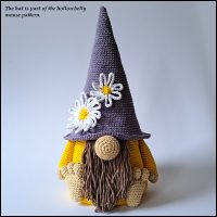 Product afbeelding Gnome muts voorkant website US Cake gnome hollowbelly pattern