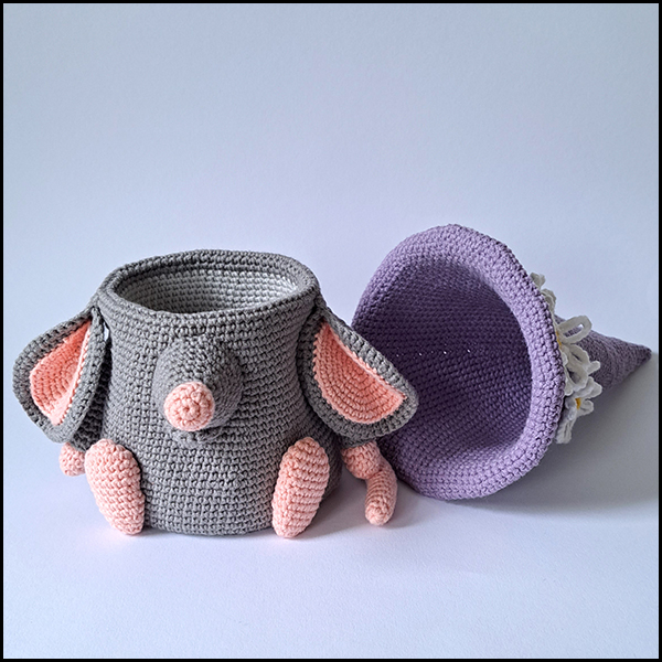 Product afbeelding Holliebollie muis zonder muts Mouse hollowbelly pattern