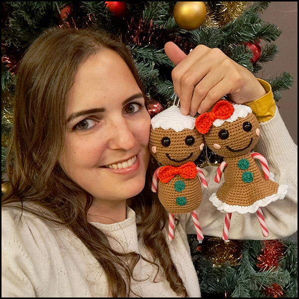 Product afbeelding gingerbreads ik Gingerbread ornaments pattern
