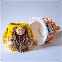 Product afbeelding gnome taart hoed af 2 Cake gnome hollowbelly pattern