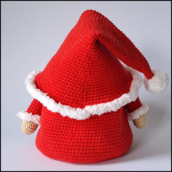 Product afbeelding Kerst Gnome achterkant Christmas Gnome Hollowbelly upgrade pattern