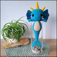 Product afbeelding Caspian vaas 2 Caspian the sea creature pattern