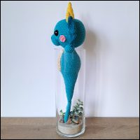 Product afbeelding Caspian zijkant Caspian the sea creature pattern