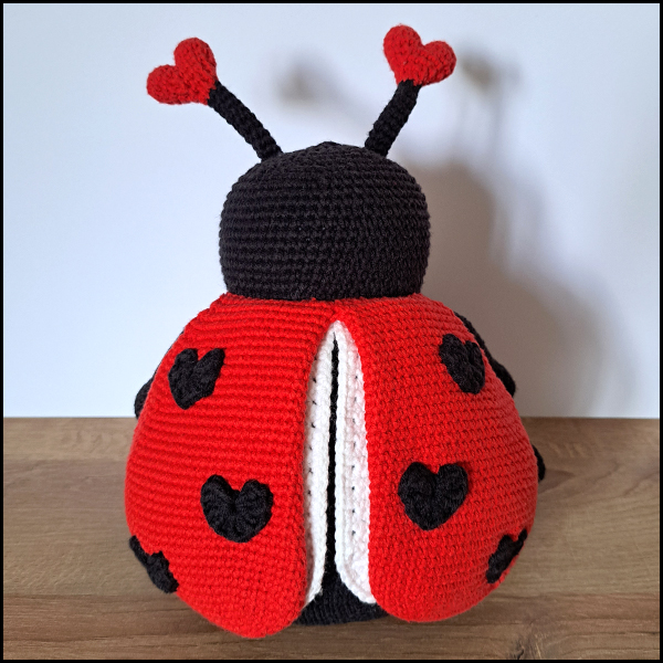 Product afbeelding Liefdeheersbeestje achterkant 2 Lovebug pattern