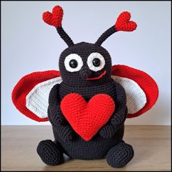 Product afbeelding Liefdeheersbeestje voorkant Lovebug pattern