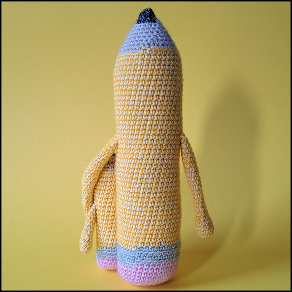 Product afbeelding potloden achterkant Pencils pattern