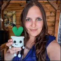 Product afbeelding Plantenpotje hart groen en ik Heart planter pattern