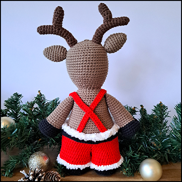 Product afbeelding Mr. rendier achterkant Mr. and Mrs. Reindeer pattern