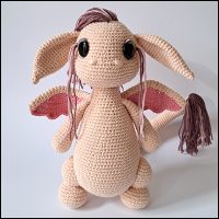 Product afbeelding draakje voorkant Dragon pattern