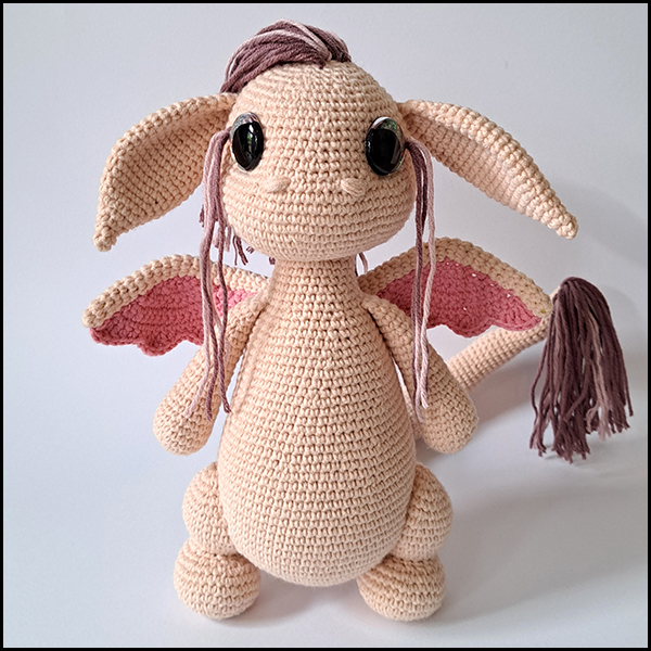 Product afbeelding draakje voorkant Dragon pattern