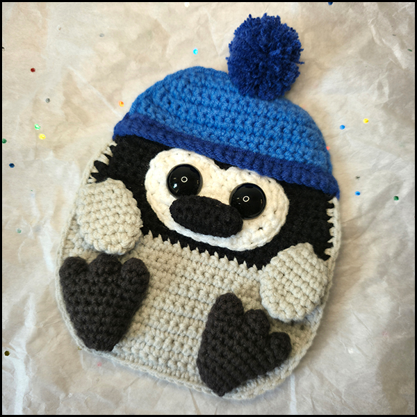 baby pinguin voorkant Penguin giftcard pocket pattern
